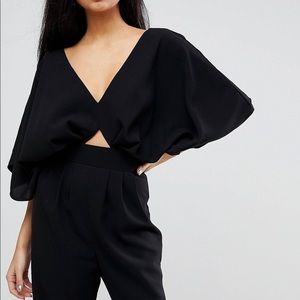 ASOS  Kimono Jumpsuit with Peg Leg US Size 4